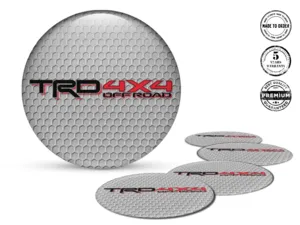 Toyota TRD Decal Wheel Edition Silicone Sticker Logo